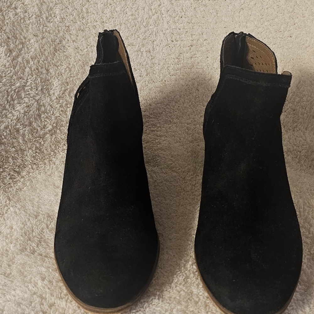 Black Suede Ankle Boots